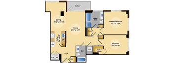 Floor plan at IO Piazza by Windsor