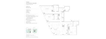 a floor plan of a building with lots of windows