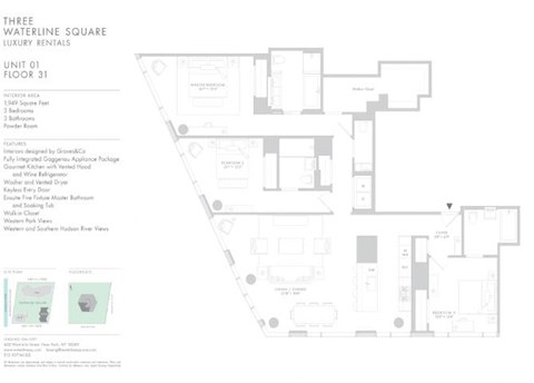 a floor plan of a house