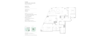 a floor plan of a house with many rooms