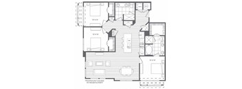3A Floor Plan at Platt Park by Windsor, Denver