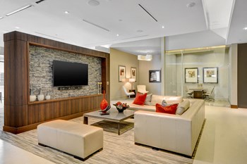 Resident Lounge with TV and Comfy Furniture at Windsor at West University, Texas, 77005 - Photo Gallery 26
