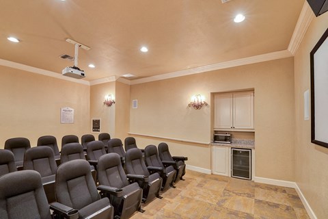 On-Site Movie Theater at Windsor Aviara, 6610 Ambrosia Lane, CA
