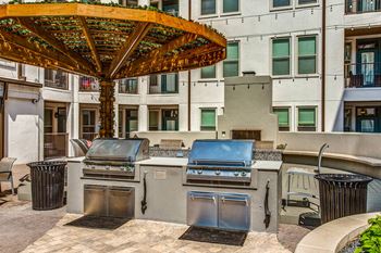 State-of-the-Art Stainless Steel BBQ Grills at The Monterey by Windsor, 75204, Texas