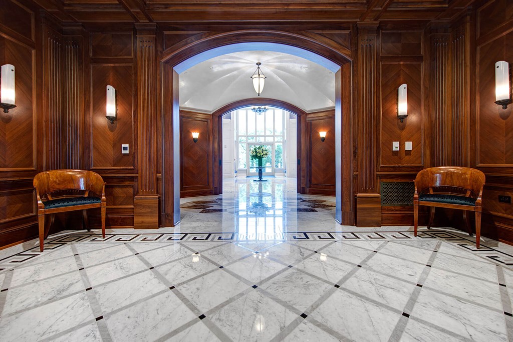 Decorated Reception And Lobby Area at The Woodley, Washington, DC 20008