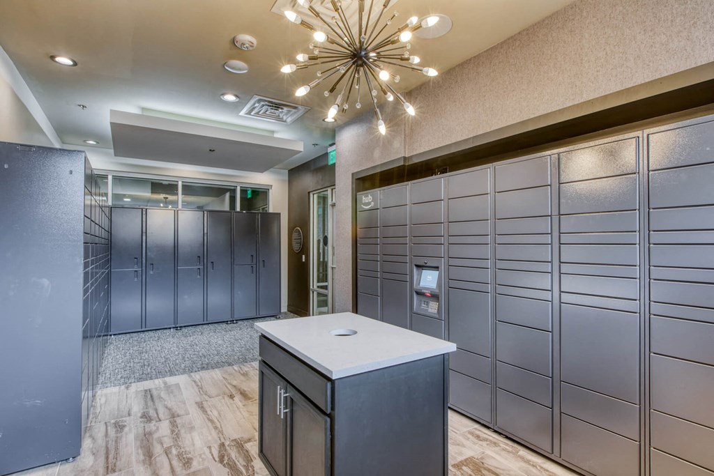 24-Hour package pickup service at Centric LoHi by Windsor, Denver, Colorado