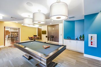 Game room with Billiards at Vox on Two, 223 Concord Turnpike, MA
