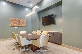 24-Hour Conference Room With Large Screen at Element 47 by Windsor, Denver, Colorado