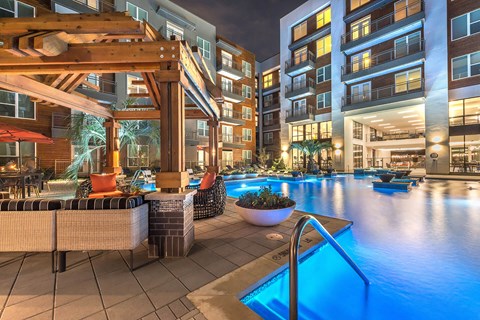 Resort-Inspired Pool at Windsor by the Galleria, Dallas, 75240