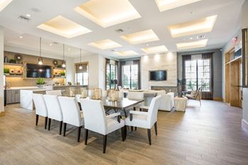 Posh Lounge Area In Clubhouse Is Perfect For Meeting Up With Friends at Mirador at Doral by Windsor, Doral, Florida