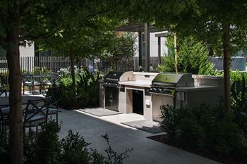 Grilling station at Cannery Park by Windsor, California, 95112