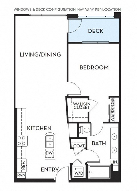 Floorplan At 5550 Wilshire at Miracle Mile by Windsor