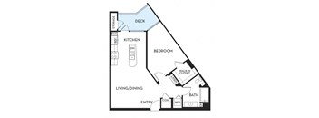 Floorplan At 5550 Wilshire at Miracle Mile by Windsor