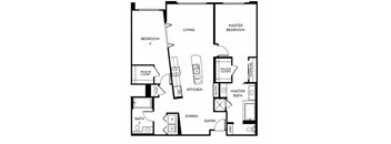 Floorplan At 5550 Wilshire at Miracle Mile by Windsor