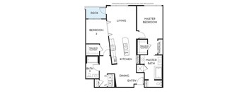 Floorplan At 5550 Wilshire at Miracle Mile by Windsor