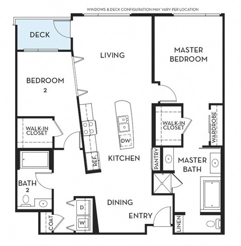 Floorplan At 5550 Wilshire at Miracle Mile by Windsor
