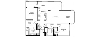 Floorplan At 5550 Wilshire at Miracle Mile by Windsor