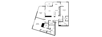 Floorplan At 5550 Wilshire at Miracle Mile by Windsor