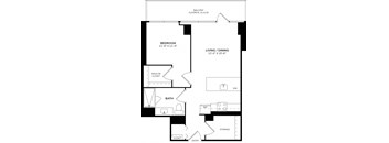 A black and white image of a floor plan for a BALCONY FLOORS 8, 14, and 20.