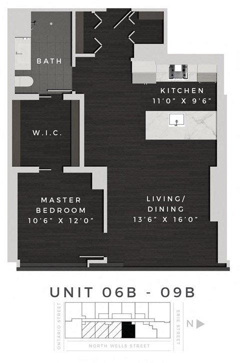 Floor Plan at 640 North Wells, Chicago, 60654