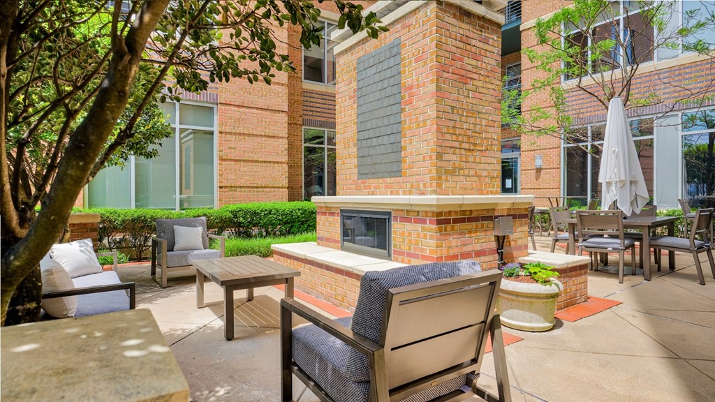 One of Five Courtyards With BBQ Grills at Crescent at Fells Point by Windsor, Baltimore, MD