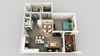 1 Bedroom 1 Bathroom Floor Plan 1 Bedroom 1 Bathroom Floor Plan at Edison on the Charles by Windsor, Waltham, MA