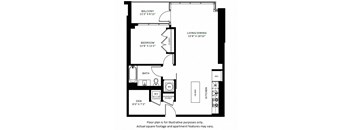 A14 Floor Plan at 7770 Norfolk, Maryland, 20814