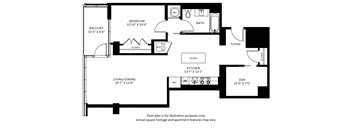 A15 Floor Plan at 7770 Norfolk, Bethesda, MD, 20814
