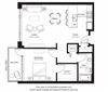 A1 Floor plan A1 Floor plan at The Bravern, Bellevue, WA