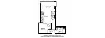 A2 Floor Plan at 7770 Norfolk, Bethesda, Maryland