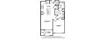A2A floor plan at Windsor Burnet, Austin, Texas