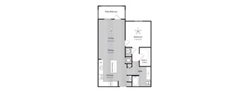 A2 floor plan at Windsor 335, Plantation, FL