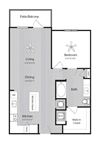 A3 floor plan A3 floor plan at Windsor 335, FL, 33317