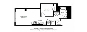 A4 Floor Plan at 7770 Norfolk, Bethesda, Maryland