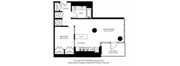 A6 Floor Plan at 7770 Norfolk, Maryland