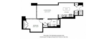 A8 Floor Plan at 7770 Norfolk, Bethesda, MD, 20814