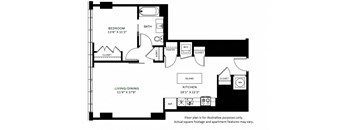 A9 Floor Plan at 7770 Norfolk, Bethesda, 20814