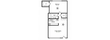 Floor Plan at Allen House Apartments, Texas, 77019