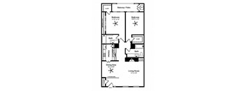 Floor Plan at Allen House Apartments, Texas, 77019