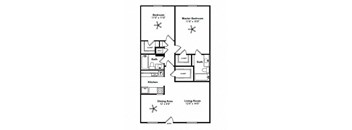 Floor Plan at Allen House Apartments, Texas, 77019