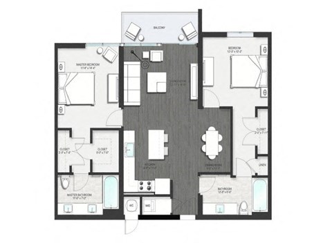 Floor Plan at Allure by Windsor, FL, 33487