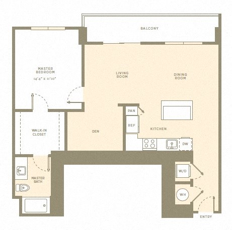 Floor Plan at Amaray Las Olas, 215 SE 8th Ave, FL