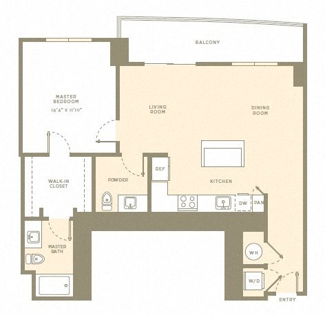 Floor Plan at Amaray Las Olas, 215 SE 8th Ave, FL