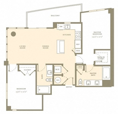 Floor Plan at Amaray Las Olas, 215 SE 8th Ave, FL
