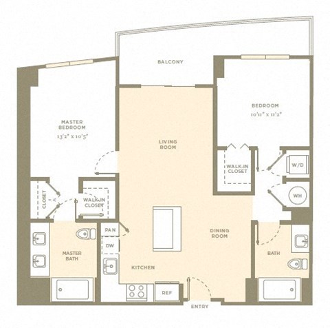 Floor Plan at Amaray Las Olas, 215 SE 8th Ave, FL