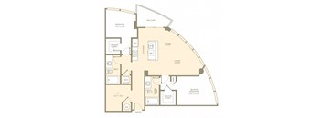 Floor Plan at Amaray Las Olas, 215 SE 8th Ave, FL