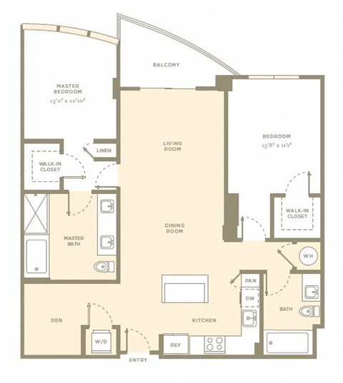 Floor Plan at Amaray Las Olas, 215 SE 8th Ave, FL