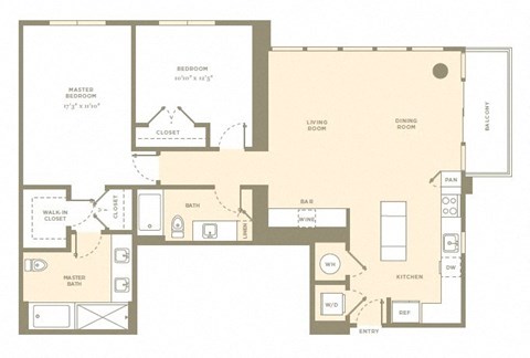 Floor Plan at Amaray Las Olas, 215 SE 8th Ave, FL