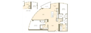 Floor Plan at Amaray Las Olas, 215 SE 8th Ave, FL