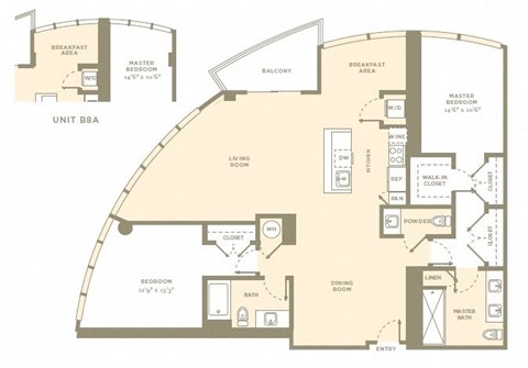 Floor Plan at Amaray Las Olas, 215 SE 8th Ave, FL
